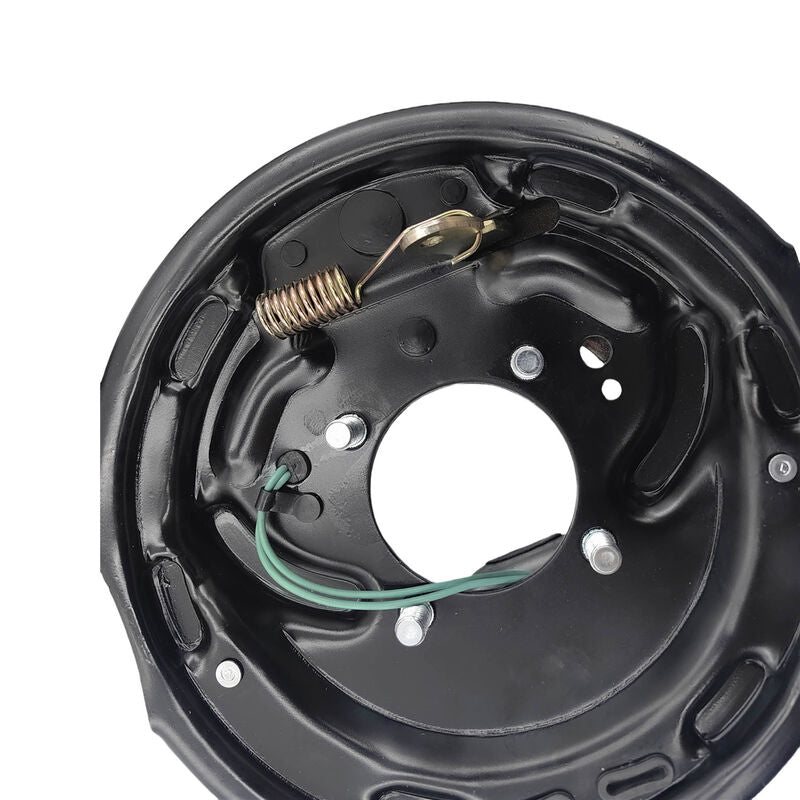 4 Pcs 10" Trailer Caravan Electric Brake Backing Plates With Park Brake Lever Fit For Alko Dexter Quality - image 6