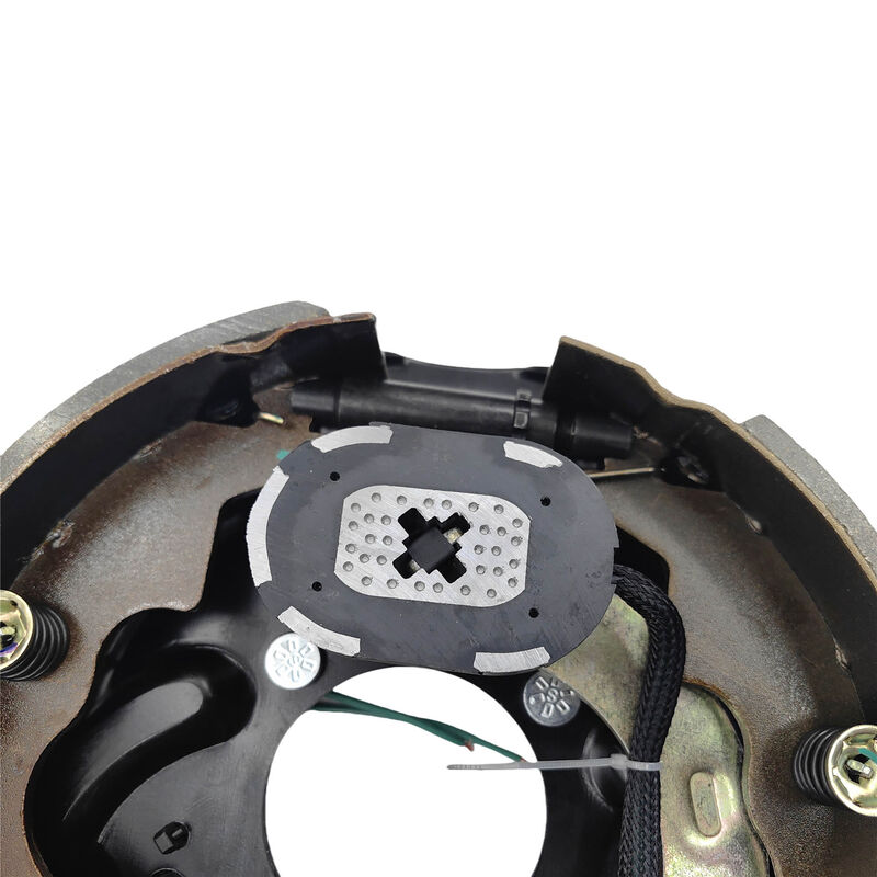 4 Pcs 10" Trailer Caravan Electric Brake Backing Plates With Park Brake Lever Fit For Alko Dexter Quality - image 7
