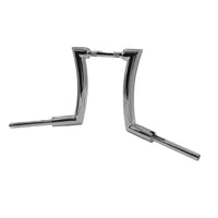 14" Rise 2" Ape Hanger Handlebar Chrome Fit For Harley Davidson Sportster XL883 XL1200 X48 72 Street Bob Dyna - image 2