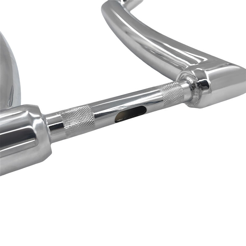 14" Rise 2" Ape Hanger Handlebar Chrome Fit For Harley Davidson Sportster XL883 XL1200 X48 72 Street Bob Dyna - image 7