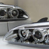 Clear Projector Angel Eye Headlights Fit For Ford Focus MK2 XR5 Zetec 2004-2007