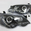 Black DRL LED Headlights Fit For Ford Falcon BA BF XR6 XR8 2002-2008