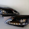 Black LED DRL Projector Headlights Fit For Ford Focus XR5 Hatch 2008-2011