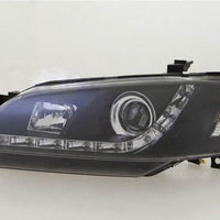 DRL LED Head Lights Fit For Ford Falcon BA BF Farimont FPV Sedan Ute 2002-2006 - image 3