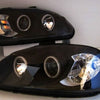 Black CCFL Angle Eye Projector Headlights Fit For Honda Civic EK VtiR VtiS 1996-1998