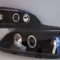 Black LED Angle Eye Projector Headlights Fit For HONDA Civic EK VTI 1996-1998 - image 2