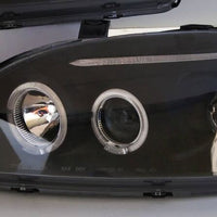 Black LED Angle Eye Projector Headlights Fit For HONDA Civic EK VTI 1996-1998 - image 3