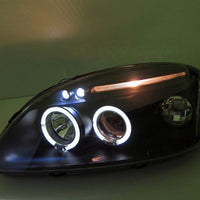 Black LED Angle Eye Projector Headlights Fit For HONDA Civic EK VTI 1996-1998 - image 5
