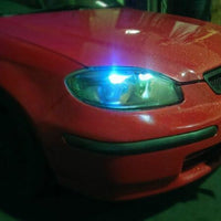 Black LED Angle Eye Projector Headlights Fit For HONDA Civic EK VTI 1996-1998 - image 7