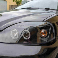 Black LED Angle Eye Projector Headlights Fit For HONDA Civic EK VTI 1996-1998 - image 8