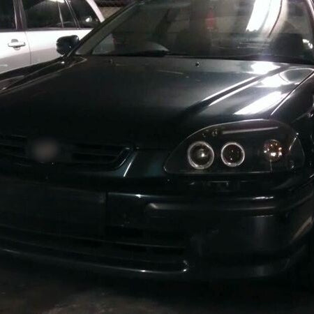 Black LED Angle Eye Projector Headlights Fit For HONDA Civic EK VTI 1996-1998 - image 9