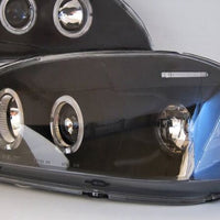 Black LED Angle Eye Projector Headlights Fit For HONDA Civic EK VTI 1996-1998 - image 10