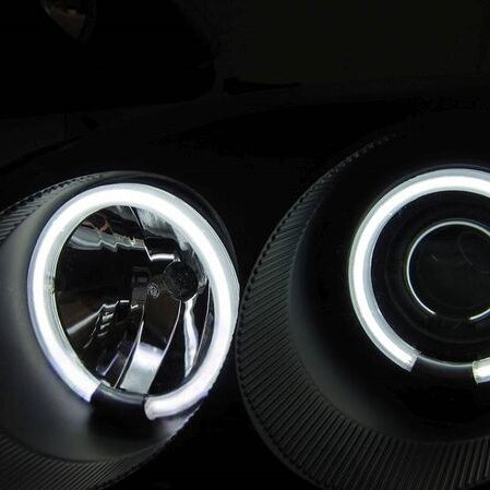 Black CCFL Angle Eye Projector Headlights Fit For Honda CIVIC EK VTIR VTIS 1999-2000 - image 4