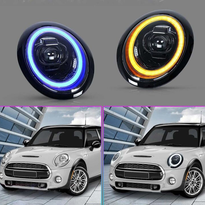 LED Projector Dynamic Headlights Fit For Mini Cooper R50 R52 R53 2001-2007 - image 5