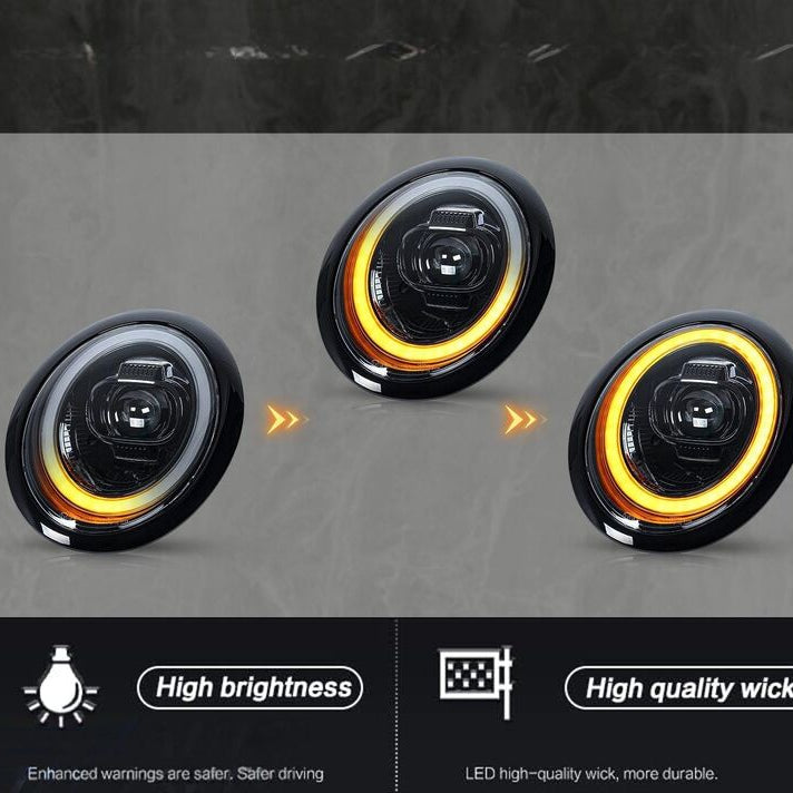 LED Projector Dynamic Headlights Fit For Mini Cooper R50 R52 R53 2001-2007 - image 7