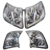 Pair LH + RH Head Light Corner Lamp Fit For Nissan Patrol GU Y61 2001-2004