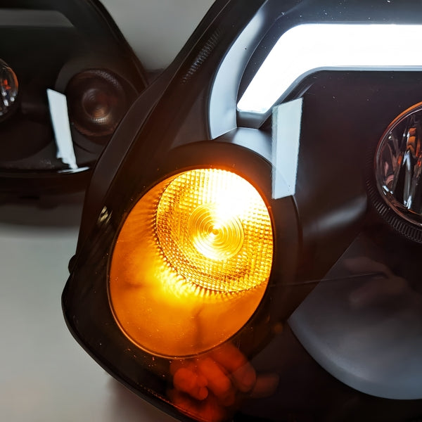 Black 3D LED DRL Projector Head Lights Fit For Nissan Skyline 350GT Infiniti G35 V35 2001-2006 - image 5