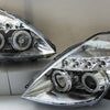 Clear LED DRL Angel Eyes Projector Headlights Fit For Nissan 350Z Z33 Fairlady 2003-2005