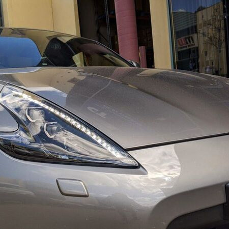 COPLUS Triple LED Projector Headlights with Sequential Indicators Fit For Nissan 370Z Z34 2008-2021