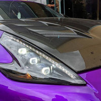 COPLUS Triple LED Projector Headlights with Sequential Indicators Fit For Nissan 370Z Z34 2008-2021