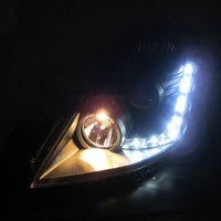 DRL LED Black Projector Headlights Fit For Nissan 350Z Z33 Fairlady Halogen Type 2003-2005 - image 5