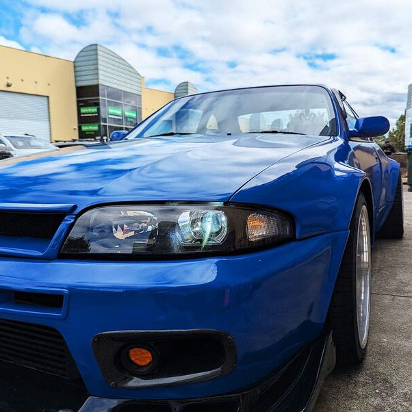 JDM Black OE Projector Headlights Fit For Nissan Skyline R33 GTR GTS25 GTS Series 1&3 - image 9