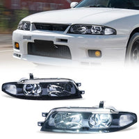 JDM Black OE Projector Headlights Fit For Nissan Skyline R33 GTR GTS25 GTS Series 1&3 - image 11