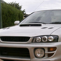 Black Angel Eye LED Projector Headlights Fit For Subaru Impreza WRX STI GC8 1992-2000 - image 5