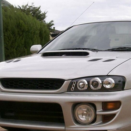 Black Angel Eye LED Projector Headlights Fit For Subaru Impreza WRX STI GC8 1992-2000 - image 5