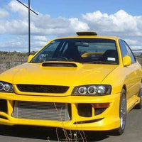 Black Angel Eye LED Projector Headlights Fit For Subaru Impreza WRX STI GC8 1992-2000 - image 6