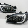 LED 3D Stripe DRL Projector Headlights Fit For Subaru Impreza WRX GD HID TYPE 2005-2007