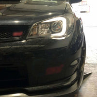 LED 3D Stripe DRL Projector Headlights Fit For Subaru Impreza WRX GD HID TYPE 2005-2007 - image 3