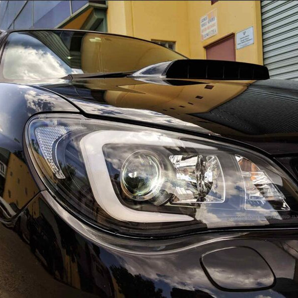 LED 3D Stripe DRL Projector Headlights Fit For Subaru Impreza WRX GD HID TYPE 2005-2007 - image 8