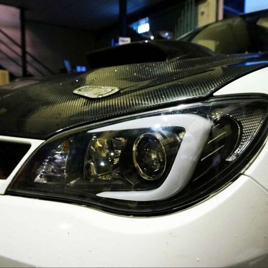 LED 3D Stripe DRL Projector Headlights Fit For Subaru Impreza WRX GD HID TYPE 2005-2007 - image 11