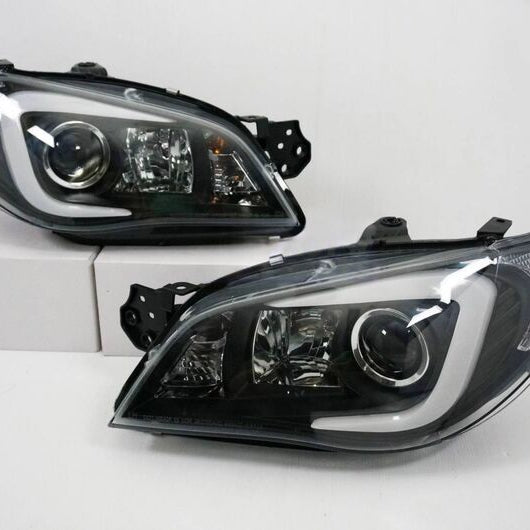 LED 3D Stripe DRL Projector Headlights Fit For Subaru Impreza WRX GD HID TYPE 2005-2007 - image 13