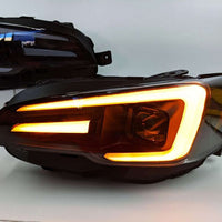 APEX LED DRL Dynamic Blinker Headlights Fit For Subaru WRX STI V1 Levorg 2018-2021 - image 4