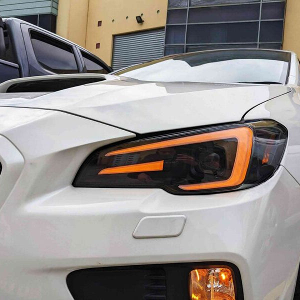 APEX LED DRL Dynamic Blinker Headlights Fit For Subaru WRX STI V1 Levorg 2018-2021 - image 8