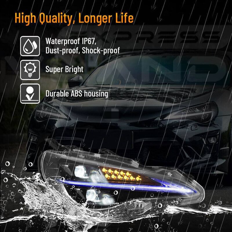3D Full LED Headlights W/Animation Fit For Subaru BRZ Toyota 86 2012-2020 - image 13