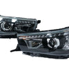 Black LED DRL Projector Headlight Wiring Harness Included Fit For Toyota Hilux REVO 2015-On Sequential Blinker 1 Pair