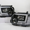 DRL LED Projector Headlights Dynamic Indicator Fit For Toyota Hiace VAN 2014-2018
