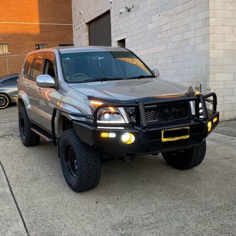 3D LED DRL Dual Projector Head Lights Fit For Toyota Prado FJ120 2003-2009 - image 8