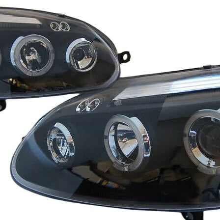 Black LED Projector Headlights Fit For VW Golf 5 MK5 GTI TDI 2003-2008 - image 1