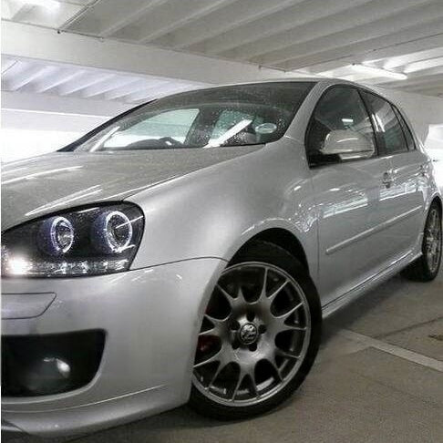CCFL Angel Eyes Black Projector DRL Headlights Fit For VW Golf 5 V TDI /GTI 2003-2008 - image 8