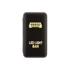 Hulk 4x4 HU1402A Push Button Switch fits Early Toyota Light Bar Amber