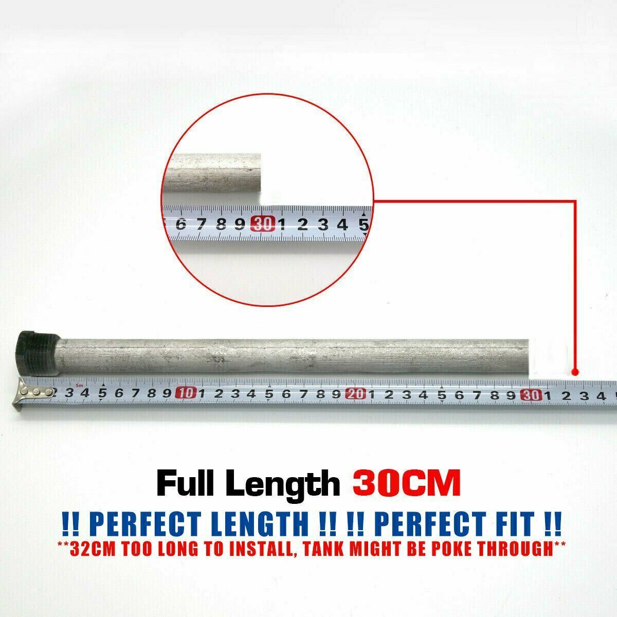 3 x Suburban Hot Water Heater Service 30cm Anode Rod For Caravan RV Motorhome - image 3