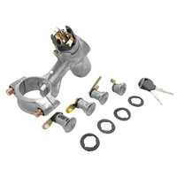 Ignition Barrel Switch Door Locks 2 Key Barn Set Silver Fit For Nissan Patrol GQ Y60 1988-1998 - image 4