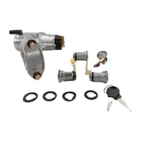 Ignition Barrel Switch Door Locks 2 Key Barn Set Silver Fit For Nissan Patrol GQ Y60 1988-1998 - image 5