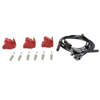 3 Pack Ignition Coil + 6 x Leads Fit For Holden Commodore VP VR VS VT VX VY V6 3.8L - image 1
