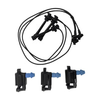Ignition Coil & Ignition Lead Kit Fit For Lexus GS300 JZS160 IS300 JCE10 3.0L 2JZ-GE 6Cyl 24V 1997-2005 - image 3
