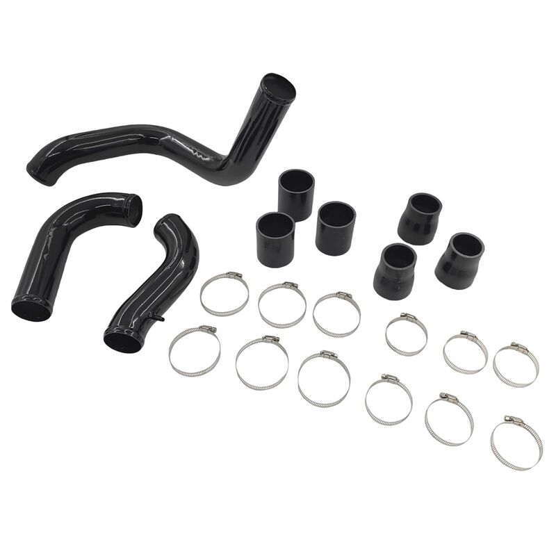 Intercooler Piping Kit With Joints & Clamps Black Fit For Nissan Navara D40 Turbo 2.5L YD25DDTI Engine 2005-2014 - image 2